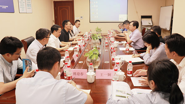 應義斌教授率科研團隊和董事長陳渝陽舉行座談交流會 應義斌教授率科研團隊和董事長陳渝陽舉行座談交流會